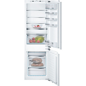 Узкий холодильник шириной 55 см с No Frost Bosch KIN86HD20R Home Connect
