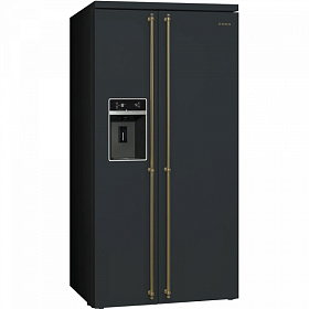 Отдельностоящий холодильник Smeg SBS8004AO