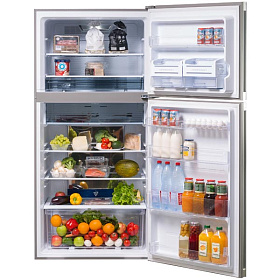 Двухкамерный холодильник с ледогенератором Sharp SJXG60PMBE фото 2 фото 2