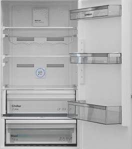Бежевый холодильник с No Frost Scandilux CNF 341 EZ B фото 3 фото 3