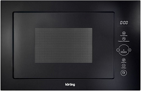 Встраиваемая чёрная микроволновая печь Korting KMI 825 TGN