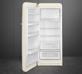 Малогабаритный холодильник с морозильной камерой Smeg FAB28LCR5 фото 2 фото 2