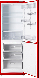 Двухкамерный красный холодильник ATLANT ХМ 4012-030 фото 3 фото 3