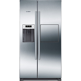 Серебристый холодильник Bosch KAG90AI20R