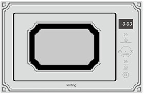 Встраиваемая микроволновая печь с грилем Korting KMI 825 RGW