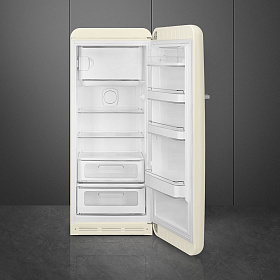 Двухкамерный холодильник цвета слоновой кости Smeg FAB28RCR3 фото 4 фото 4