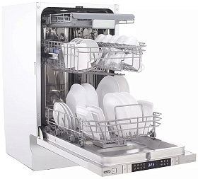 Встраиваемая узкая посудомоечная машина DeLonghi DDW06S Supreme Nova фото 4 фото 4