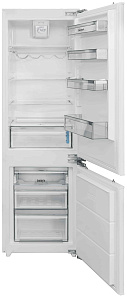 Узкий двухкамерный холодильник с No Frost Jacky`s JR BW 1770 MN