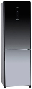 Чёрный двухкамерный холодильник  Hitachi R-BG 410 PU6X XGR фото 2 фото 2