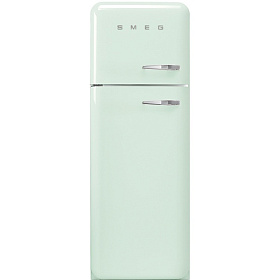 Двухкамерный зелёный холодильник Smeg FAB30LV1
