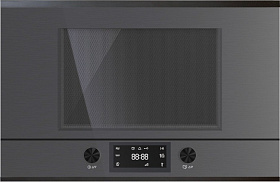 Микроволновая печь с правым открыванием дверцы Kuppersbusch MR 6330.0 GPH 2 Black Chrome