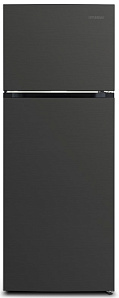Холодильник с верхней морозильной камерой No frost Hyundai CT5046FDX темный нерж