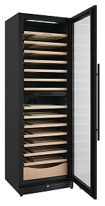 Узкий высокий винный шкаф LIBHOF SMD-110 slim black фото 4 фото 4