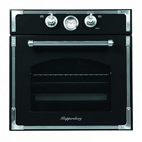 Духовой шкаф чёрного цвета в стиле ретро Kuppersberg RC 699 ANX