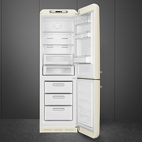 Бежевый холодильник Smeg FAB32RCR5 фото 2 фото 2