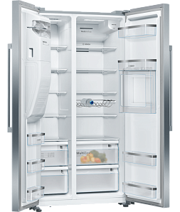 Холодильник side by side с ледогенератором Bosch KAG93AI30R фото 2 фото 2