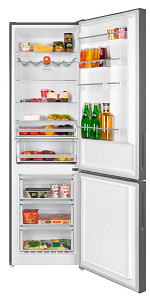 Двухкамерный холодильник 2 метра Maunfeld MFF200NFSE фото 2 фото 2