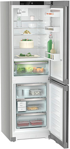 Двухкамерный серый холодильник Liebherr CBNsfd 5223