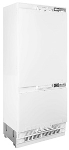 Большой встраиваемый холодильник с большой морозильной камерой Maunfeld MBF212NFW1 фото 4 фото 4