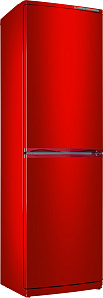 Двухкамерный красный холодильник ATLANT ХМ 6025-030