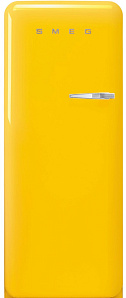 Желтый холодильник Smeg FAB28LYW3