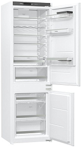 Неглубокий двухкамерный холодильник Korting KSI 17877 CFLZ