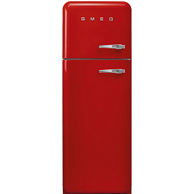Красный холодильник в стиле ретро Smeg FAB 30LR1