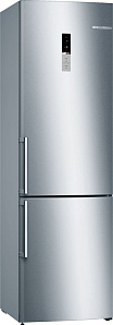Серебристый холодильник Bosch KGE39AI2OR