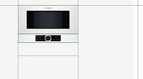 Микроволновая печь без тарелки Bosch BFL 634GW1 фото 2 фото 2