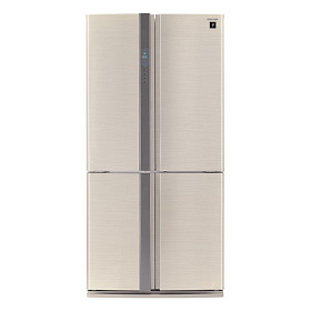 Бежевый холодильник с No Frost Sharp SJ-FP97V-BE