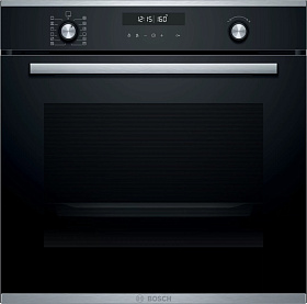 Черный духовой шкаф Bosch HBG2780S0