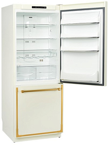 Бежевый холодильник шириной 70 см Kuppersberg NRS 1857 C Bronze фото 2 фото 2