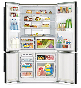 Серебристый холодильник Mitsubishi Electric MR-LR78G-ST-R фото 4 фото 4