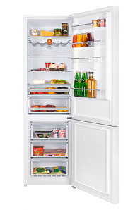Белый холодильник 2 метра Maunfeld MFF200NFW