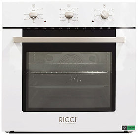 Электрический встраиваемый белый духовой шкаф 60 см Ricci REO-610 WH