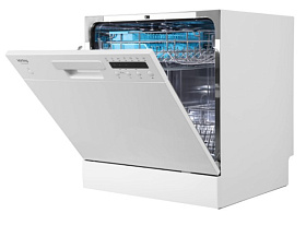 Компактная встраиваемая посудомоечная машина до 60 см Korting KDFM 25358 W фото 4 фото 4