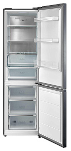 Холодильник  шириной 60 см Korting KNFC 62029 XN фото 2 фото 2