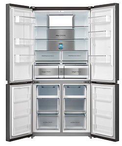 Серебристый холодильник Toshiba GR-RF646WE-PMS(06) фото 2 фото 2