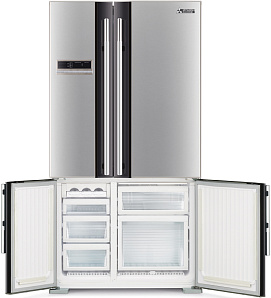 Серый холодильник Mitsubishi Electric MR-LR78G-ST-R фото 2 фото 2