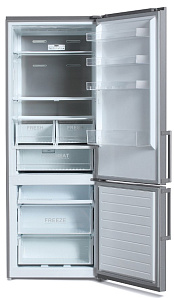 Холодильник с электронным управлением Hyundai CC4553F нерж сталь фото 4 фото 4