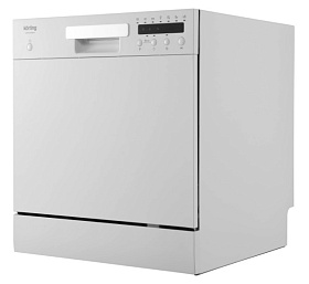 Отдельностоящая посудомоечная машина глубиной 50 см Korting KDFM 25358 W