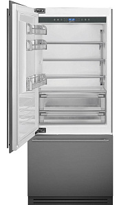 Встраиваемый двухкамерный холодильник с no frost Smeg RI96LSI