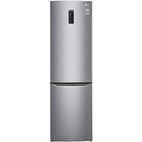 Серебристый холодильник LG GA-B499SMKZ
