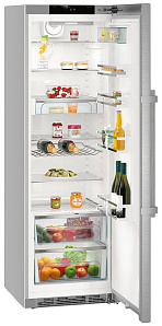 Серый холодильник Liebherr Kef 4370
