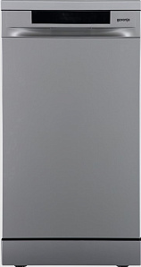Отдельностоящая серебристая посудомоечная машина 45 см Gorenje GS541D10X