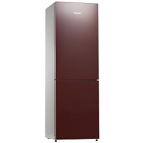 Холодильник бордового цвета Snaige RF 36 NG (Z1AH27)