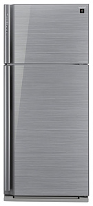 Широкий двухкамерный холодильник Sharp SJXP59PGSL