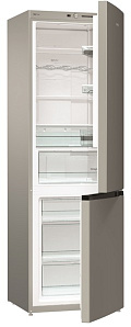 Серый холодильник Gorenje NRK6191GHX4