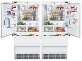 Встраиваемый двухдверный холодильник с морозильной камерой Liebherr SBS 96E3