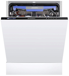 Серебристая посудомоечная машина MAUNFELD MLP-12IMR